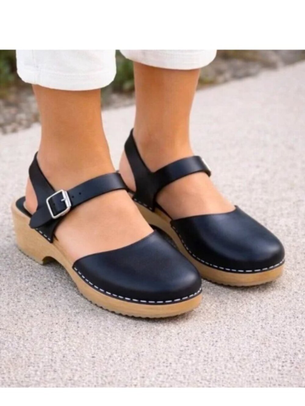 MIA Made in Sweden Sofia Swedish Mary Jane Clogs - Leather (For Women)
